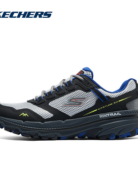 SKECHERS斯凯奇春季男子缓震跑步网面透气休闲运动鞋 220754-GYMT