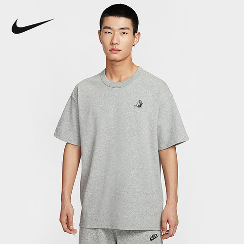 nike耐克短袖男25夏新款宽松休闲图案印花半袖运动T恤IH0818-063