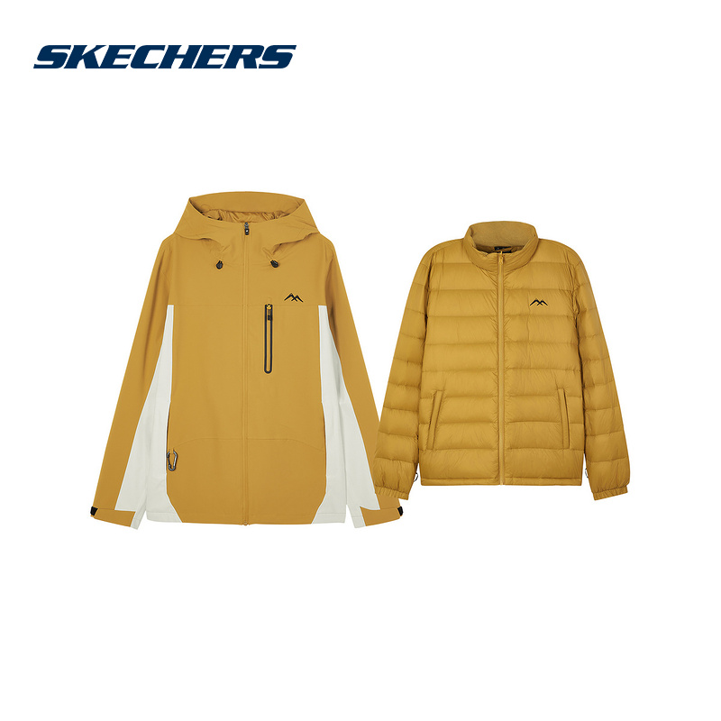 SKECHERS2024冬男羽绒服 L424M144-0488