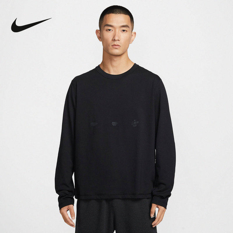 耐克（NIKE）2026春男长袖针织衫 IF2130-010,运动服/休闲服装,运动T恤,淘宝优惠券,粉丝福利购,淘宝优惠卷