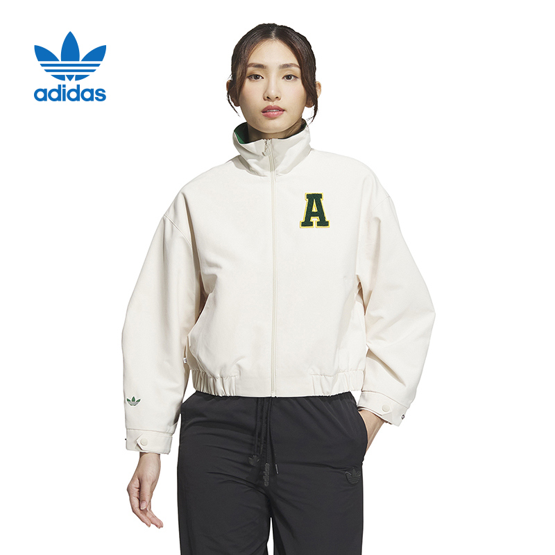 adidas阿迪达斯三叶草ANTI-UNIVERSITY女子学院风夹克外套IL6501