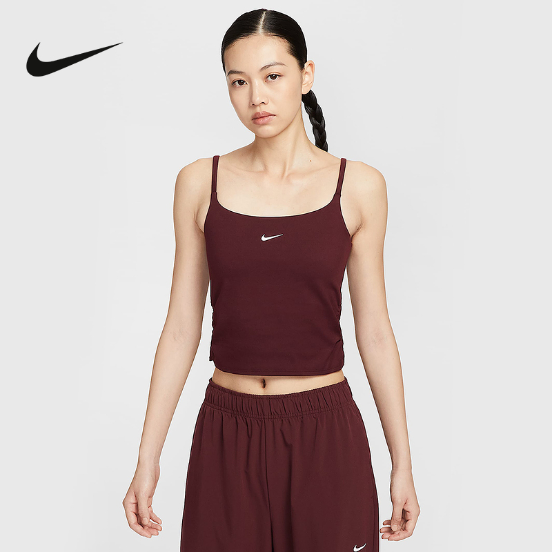 Nike耐克ONE DRI-FIT女子运动休闲速干透气吊带背心夏