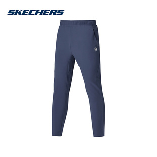 P125M029 松紧纯色休闲长裤 048B 男子新款 Skechers斯凯奇运动春季