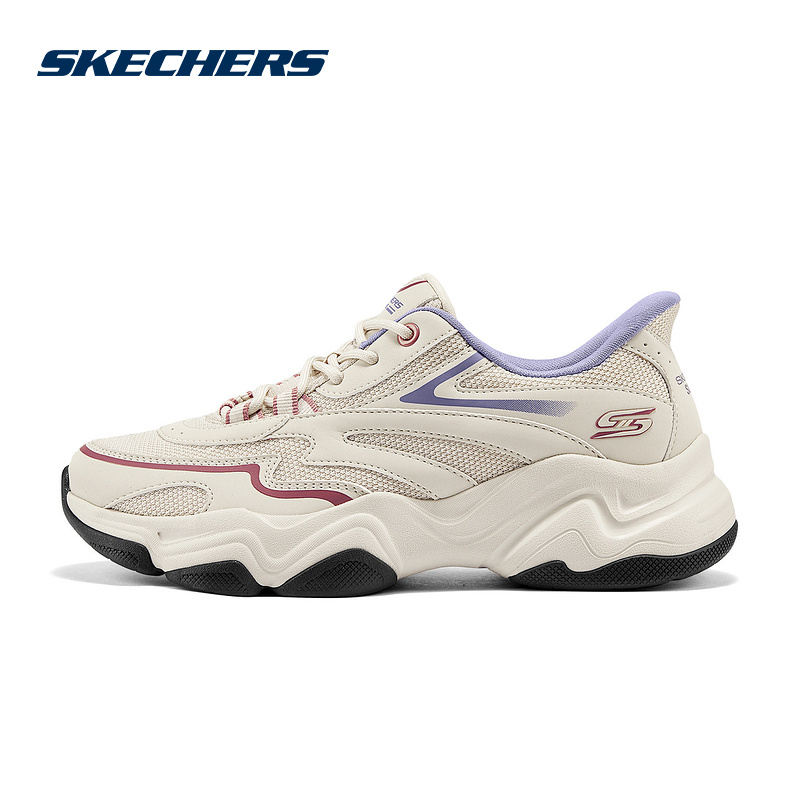 Skechers斯凯奇女鞋25秋休闲健步鞋低帮透气运动鞋 117687/NAT