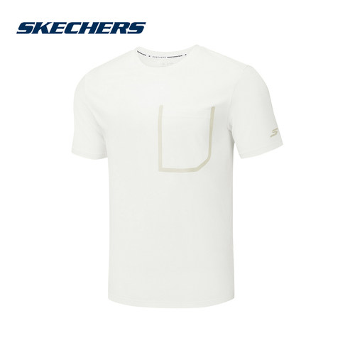 Skechers斯凯奇2026夏季男士舒适运动休闲圆领短袖T恤 P326M029