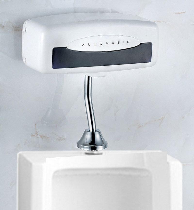 全自动红外感应小便冲水器便池 厕所小便斗感应冲水阀明装h643