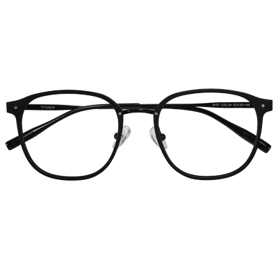 初明砂黑高级感大脸显瘦眼镜近视