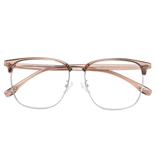 超大框宽150mm斯文半框眼镜男近视可配度数素颜显脸小眼睛镜架女