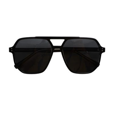 初明潮流双梁偏光墨镜可配近视男