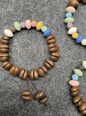 纯手工创意咖啡豆手串小众饰品时尚高级独特出街潮搭高颜值手链