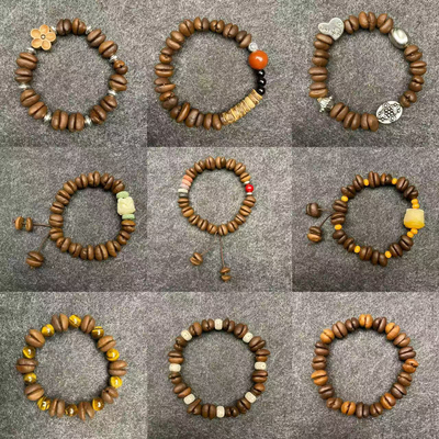 纯手工创意咖啡豆手串小众饰品时尚高级独特出街潮搭高颜值手链