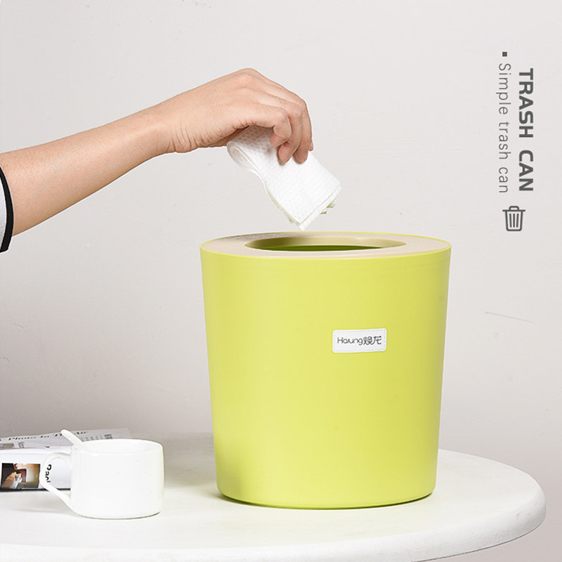 垃圾桶家用厕所带盖迷你桌面纸篓客厅轻奢厨房卧室高颜值ins风