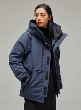 AzureMountain/蔚蓝山脉 ECWCS四代风雨雪羽绒派克大衣女羽绒服