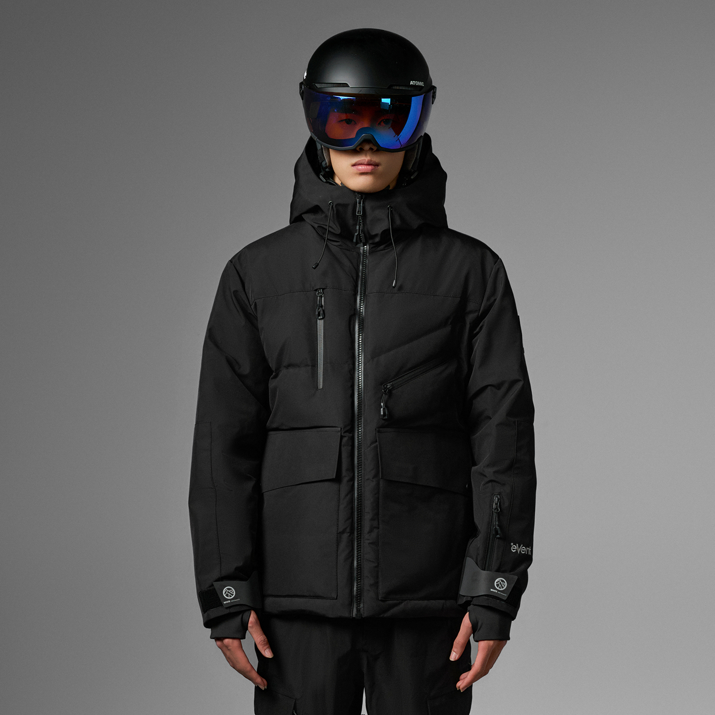 ColdMountain冷山羽绒夹克黑色