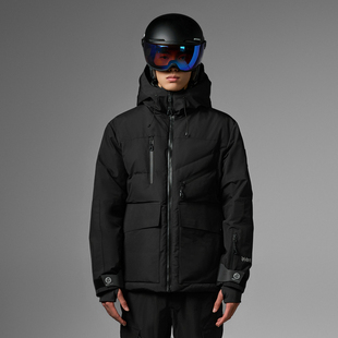 Mountain冷山羽绒夹克黑色 Cold AzureMountain 蔚蓝山脉