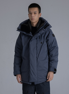 AzureMountain/蔚蓝山脉Kona派克大衣羽绒服男冬季防寒保暖外套