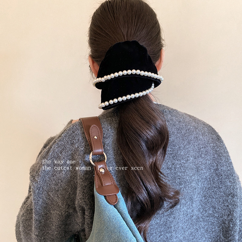 法式丝绒超大号大肠发圈