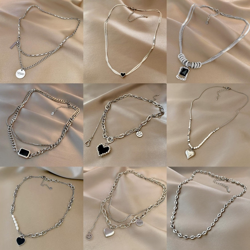 正靓钛钢女项链小众时尚