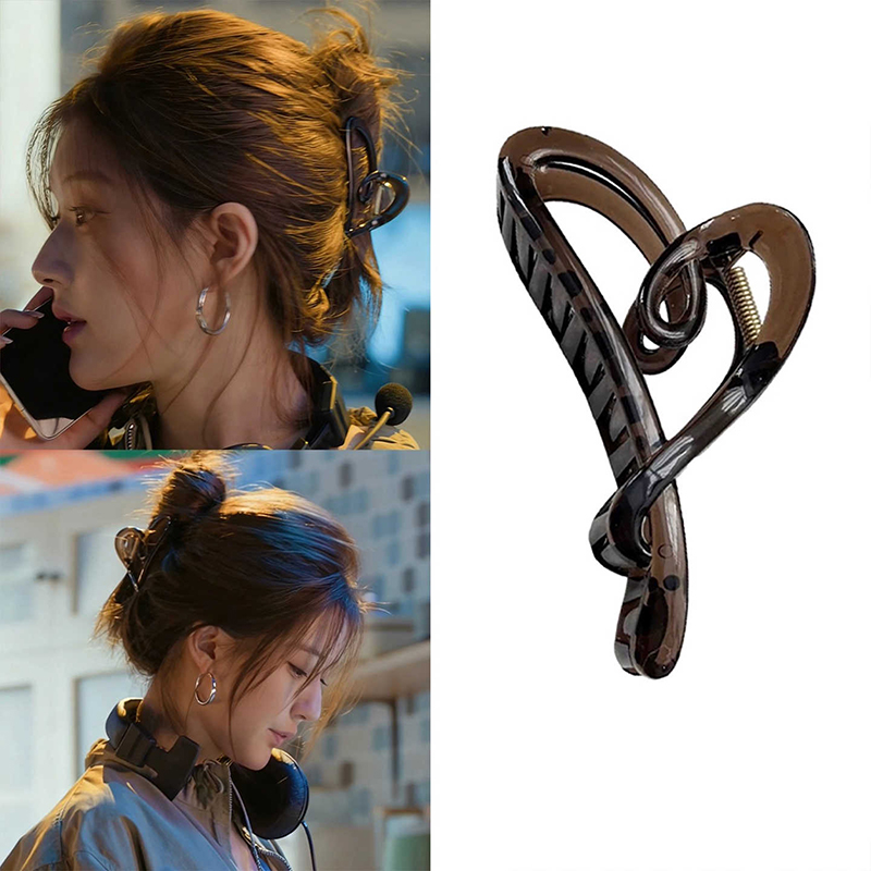 赵露思许妍同款爱心抓夹