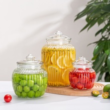 【3只泡菜罐】泡菜坛子家用加厚玻璃瓶密封罐酸菜缸咸菜腌菜空瓶