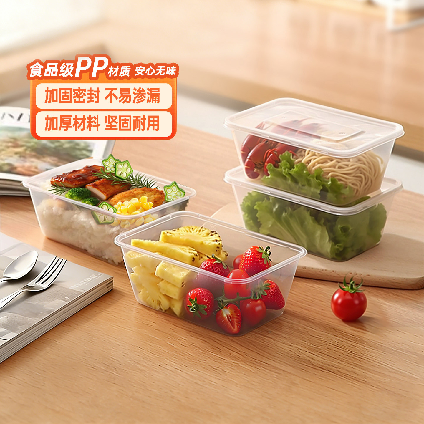 特美居食品级一次性餐盒便当盒