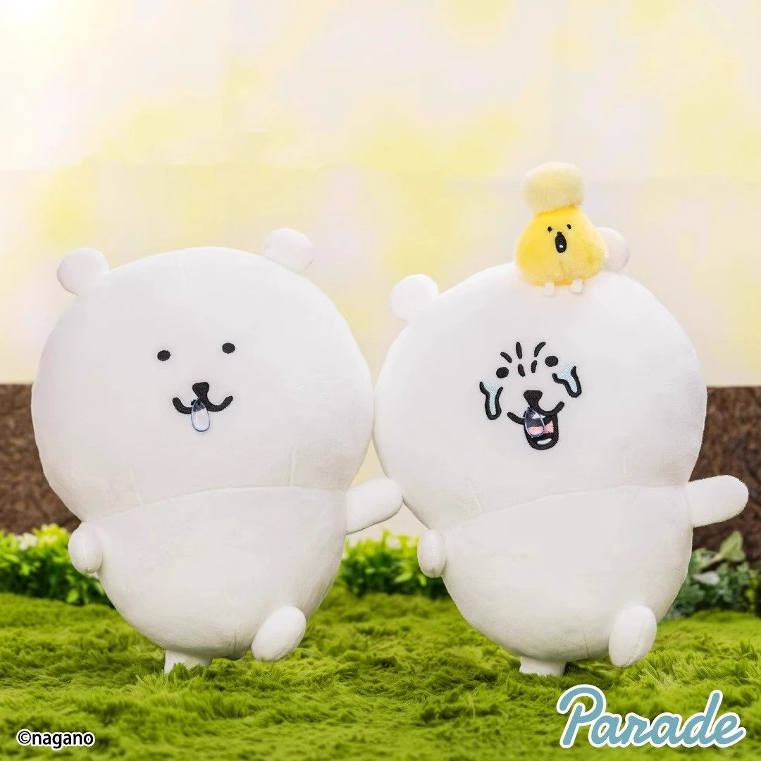 日本正版nagano花粉症自嘲熊玩偶