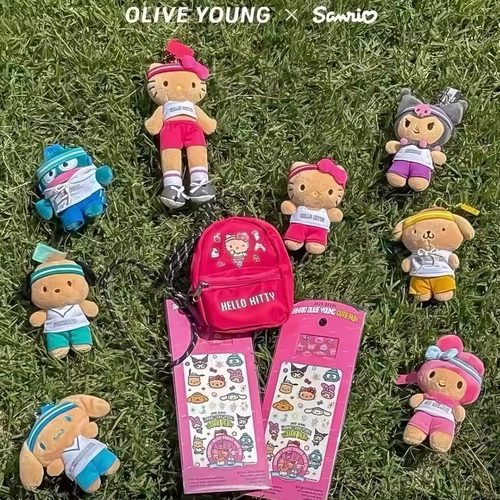 韩国正版三丽鸥OLIVEYOUNG挂件