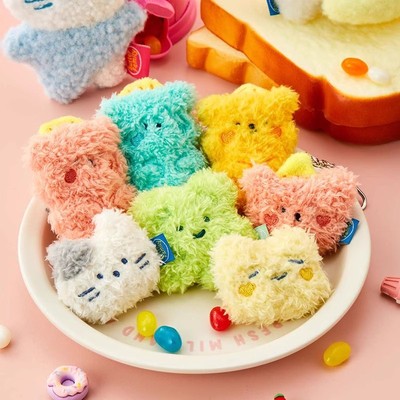 韩国正版黄油家族毛绒玩偶挂件