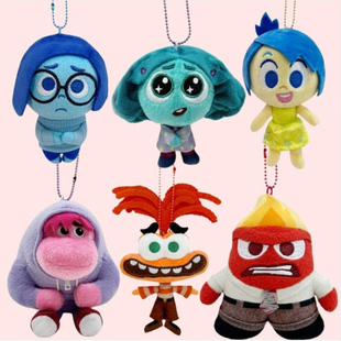 韩国代购 迪士尼头脑特工队忧忧乐乐焦焦挂件玩偶包包钥匙扣公仔