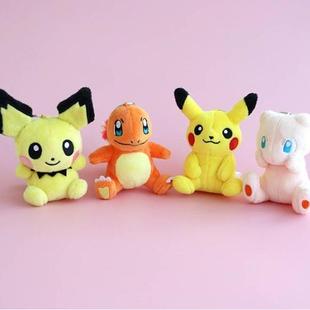 韩国代购宝可梦Pokémon皮卡丘挂件可爱包挂毛绒玩偶生日礼物