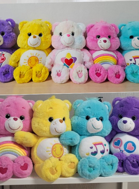 韩国Carebears正品张敬轩同款易怒熊毛绒公仔玩偶包挂件礼物