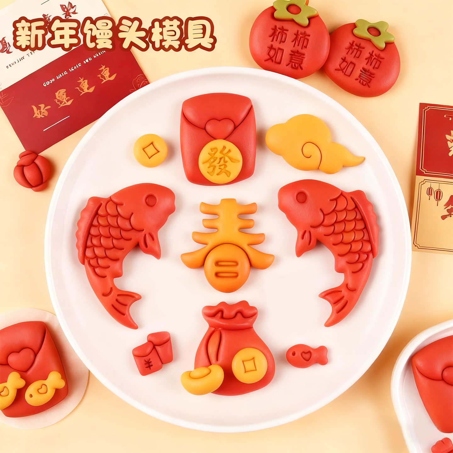 2026新年馒头模具春节铜钱元宝花饽饽果蔬馒头家用花样造型烘焙模,厨房/烹饪用具,烘焙模具,淘宝优惠券,粉丝福利购,淘宝优惠卷