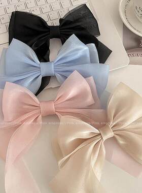 Red bow tie hairpin female Headband hair accessories clip