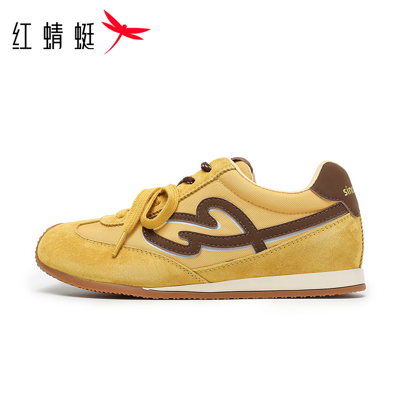 红蜻蜓德训鞋真皮运动休闲旅游阿甘厚底百搭轻便潮流复古女鞋时尚,女鞋,德训鞋,淘宝优惠券,粉丝福利购,淘宝优惠卷