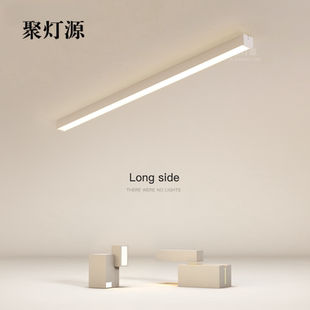 入户吸顶灯过道阳台灯简约现代led长条玄关灯创意衣帽间走廊灯具