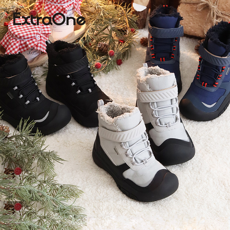 ExtraOne儿童冬季户外防水雪地靴