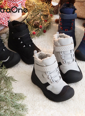 ExtraOne澳洲儿童户外防寒雪地靴加绒保暖棉鞋防滑防水冬靴#8003