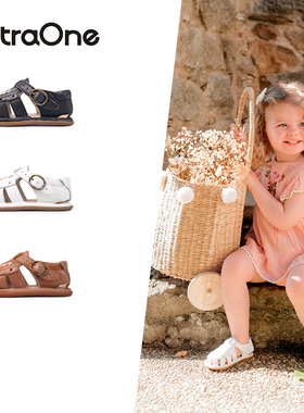 ExtraOne澳洲婴幼儿真皮刺绣宝宝鞋女宝凉鞋软底防滑学步鞋#807