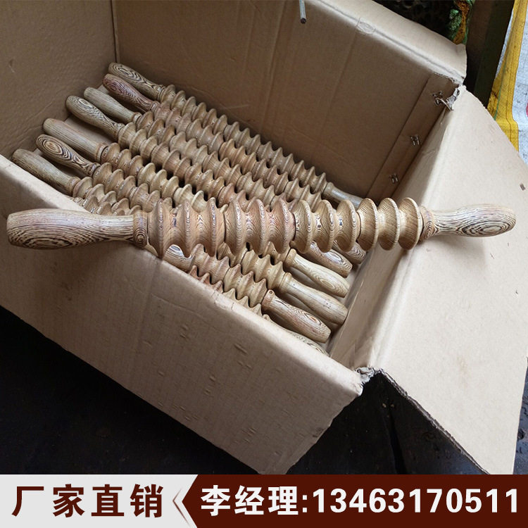 厂家滚轮鸡翅木手推轮实木手推轮家用便携