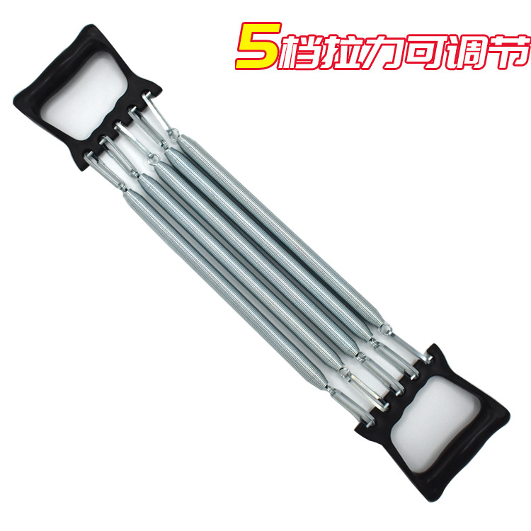 单用弹簧拉力器扩胸器男胸肌训练健身器材瘦肚子家用多功能臂力器