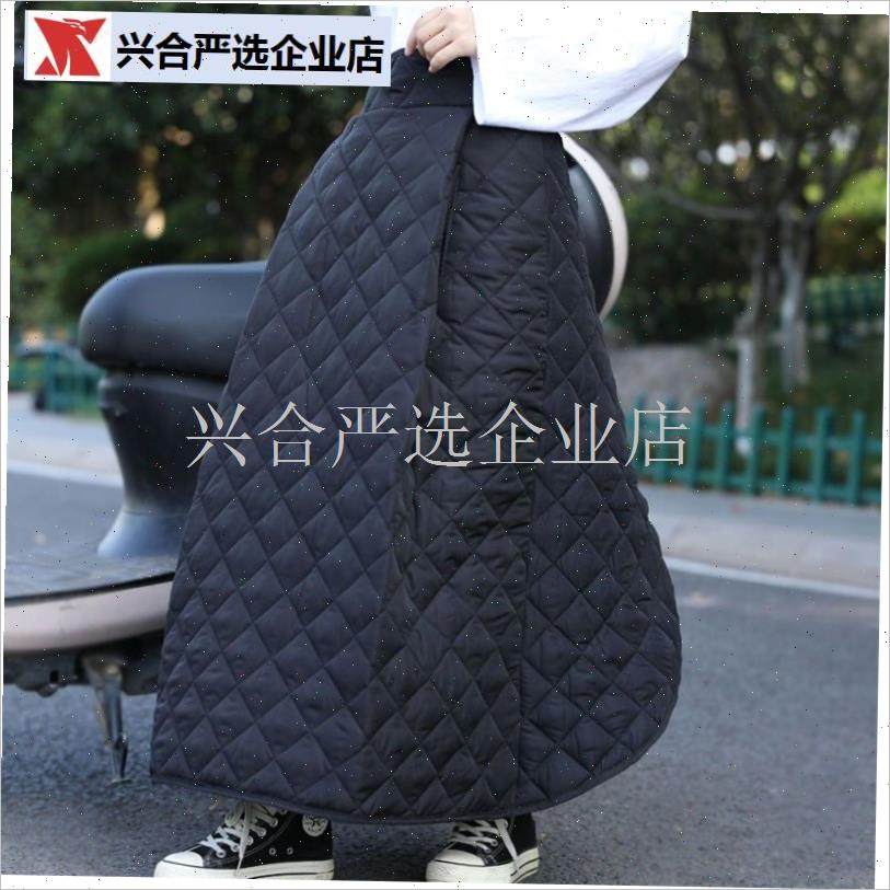 挡风被电动车冬季摩托车挡风衣保暖护膝挡风裙加大Y加绒加厚防水,