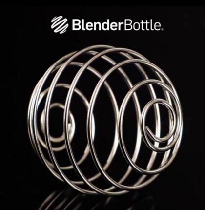 美国blender bottle蛋白粉摇摇杯316优品质级不锈钢搅拌球弹簧球