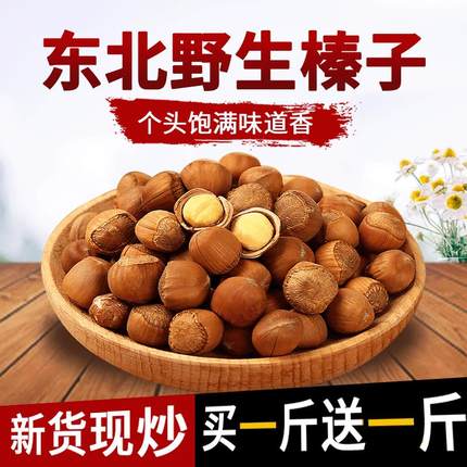 东北特产铁岭新鲜野生大号榛子2024干果生榛子散装坚果小榛子炒熟