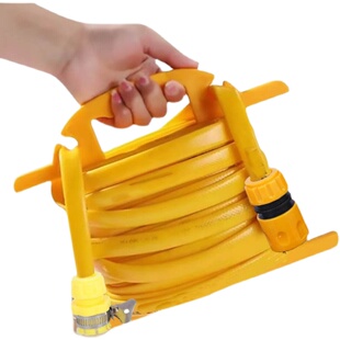 洗车水管收纳层架软管晒衣绳收纳花园庭院水枪收纳手提式挂式收纳