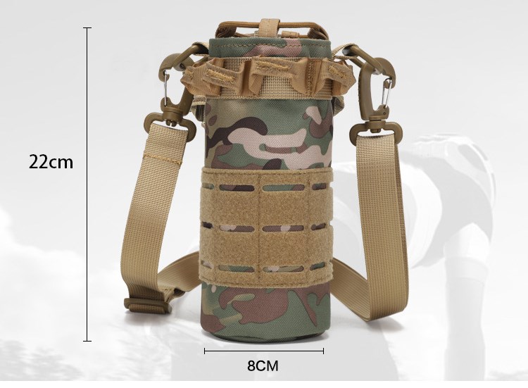 户外水壶包molle战术水杯套便携防水molle包水壶背包斜跨包腰包男