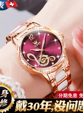 送女友新年礼物女式瑞士2025新款名表品牌正品女士手表机械表轻奢