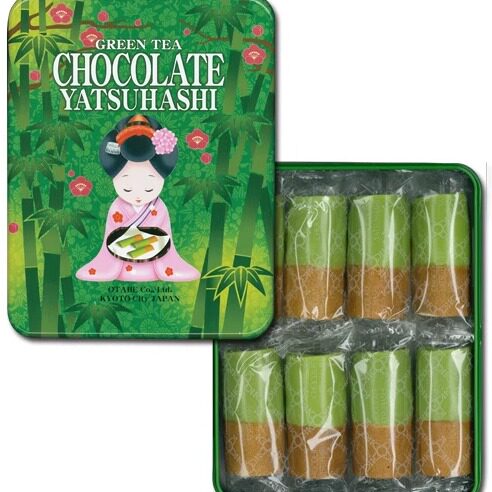 日本抹茶巧克力饼干现货