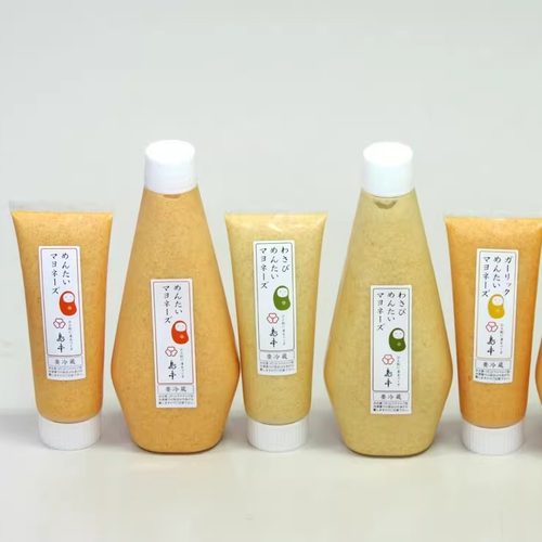 福冈人气岛本明太子蛋黄酱瓶装