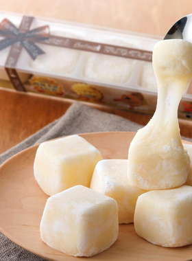 Aaronhouse现货网红拉丝年糕日本北海道芝士零食わらく堂芝士甜品