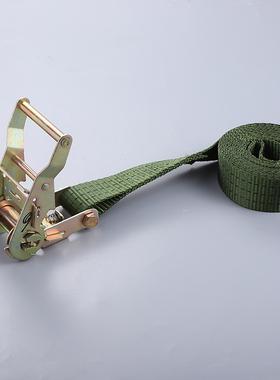 2T货物捆绑带拉紧器紧固带收紧带捆绑器军绿色汽车收紧器货车紧绳